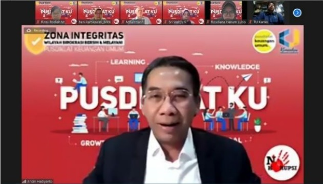 Kick Off Penguatan Komitmen Zona Integritas Menuju WBBM Pusdiklat Keuangan Umum